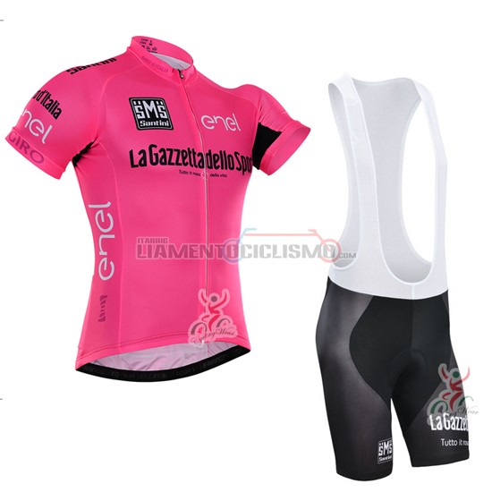 Abbigliamento Ciclismo Tour de Italia 2016 rosa e nero